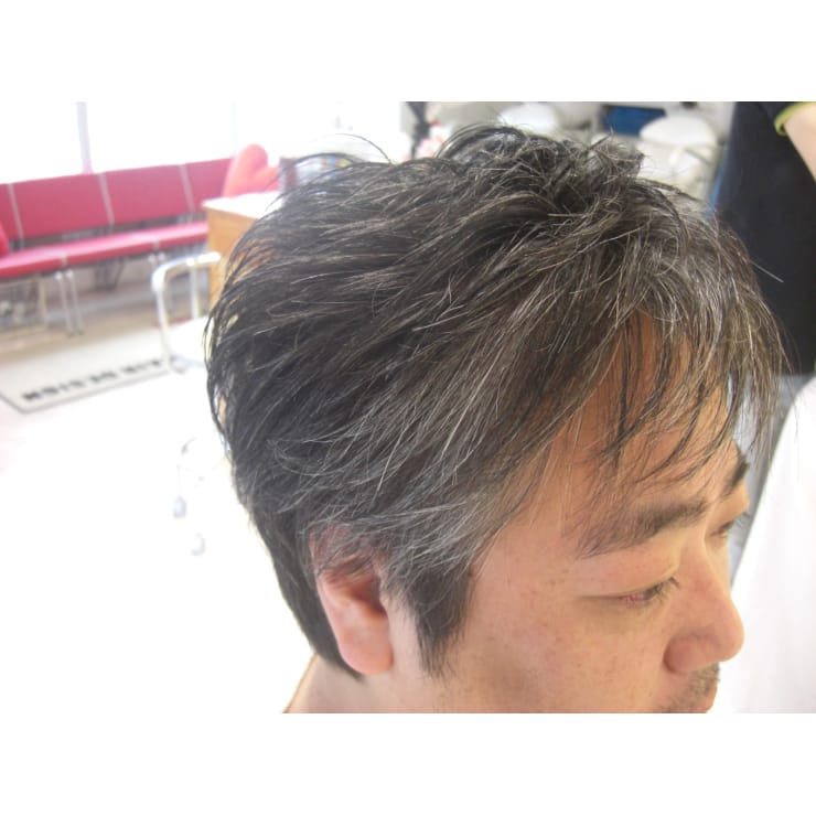 ロマンスグレーナチュラルショート Link Hair Design リンクヘアーデザイン のヘアスタイル 美容院 美容室を予約するなら楽天ビューティ