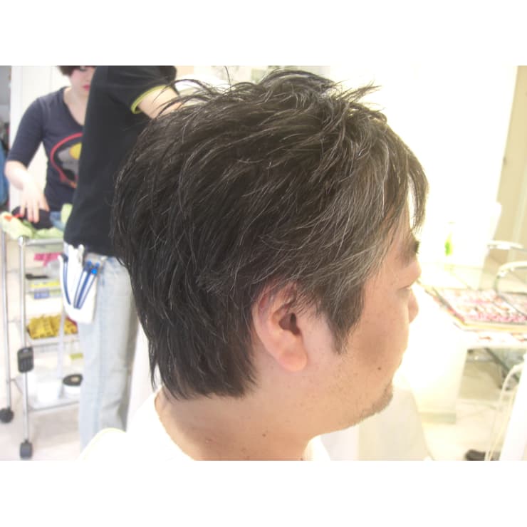 ロマンスグレーナチュラルショート Link Hair Design リンクヘアーデザイン のヘアスタイル 美容院 美容室を予約するなら楽天ビューティ
