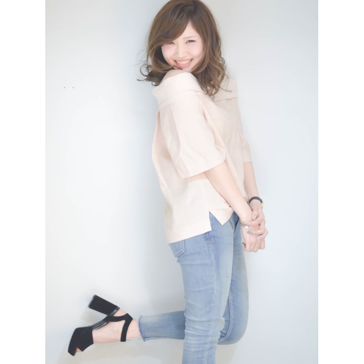 Jowin香椎 千早 春夏 ゆるふわセミロング Jowin ジョウィン のヘアスタイル 美容院 美容室を予約するなら楽天ビューティ