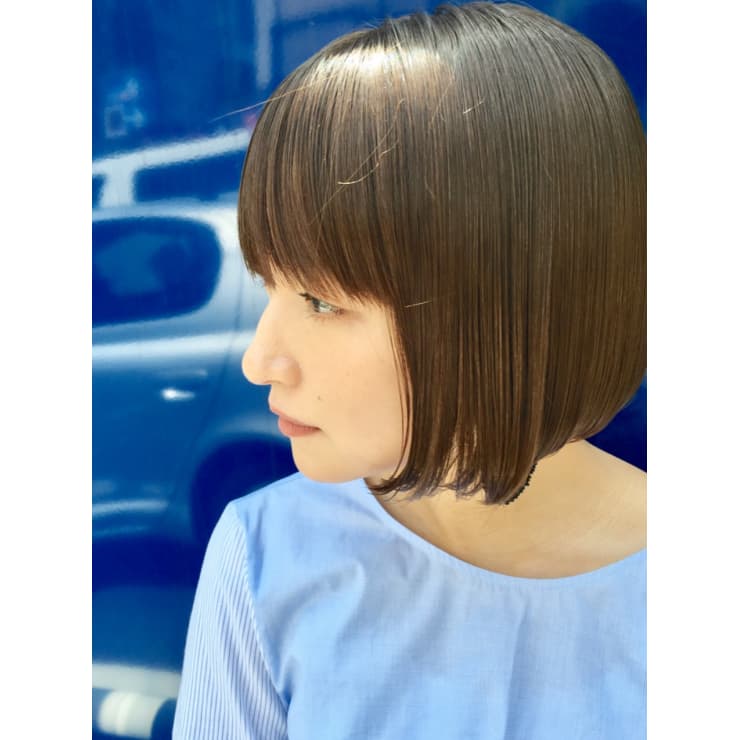 大人かわいいボブ Que Hair キューヘア のヘアスタイル 美容院 美容室を予約するなら楽天ビューティ