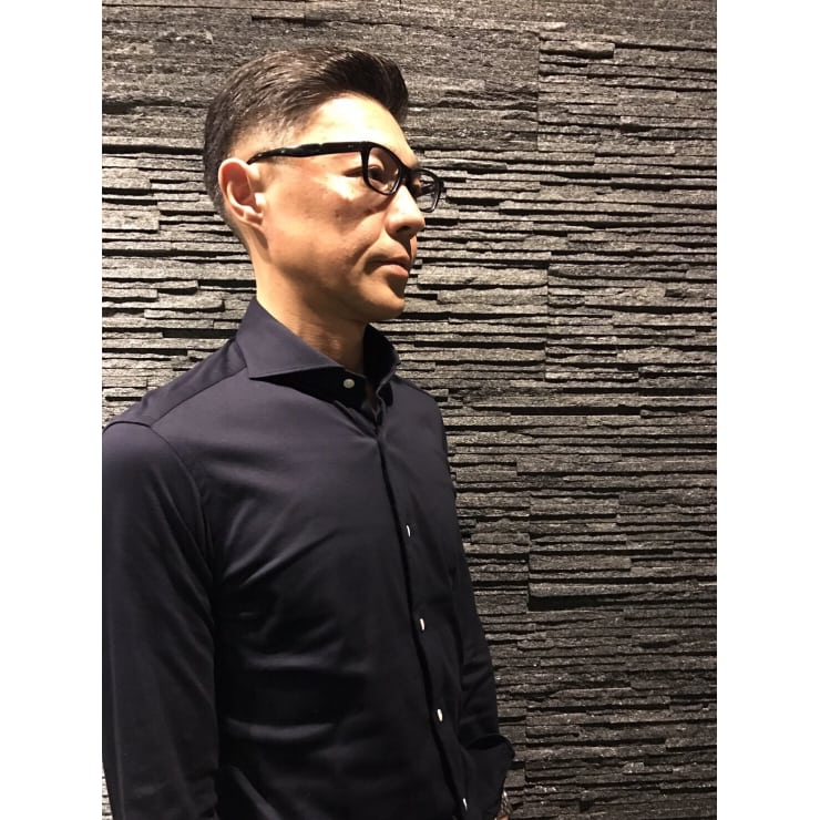 セットが楽でカッコイイビジネスメンズツーブロック七三 ヒロ銀座ヘアーサロン 浜松町大門店 ヒロギンザ ハママツチョウダイモンテン のヘアスタイル 美容院 美容室を予約するなら楽天ビューティ