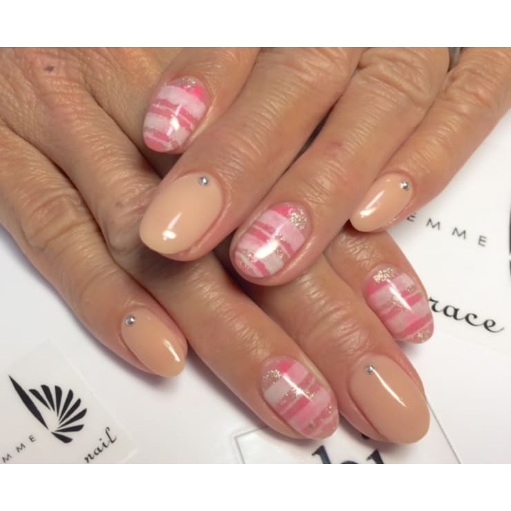 ボーダーネイル 6000コース Bi Grace Nail ビ グレイスネイル のネイルデザイン ネイル まつげサロンを予約するなら楽天ビューティ