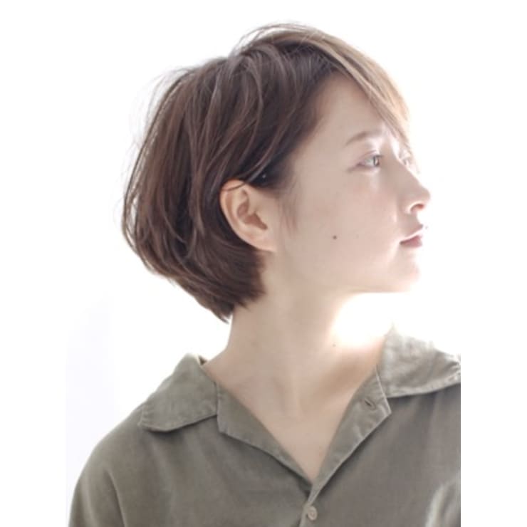 大人の似合わせショートボブ パーマ Circus By Beautrium 表参道 サーカスバイビュートリアム のヘアスタイル 美容院 美容室を予約するなら楽天ビューティ
