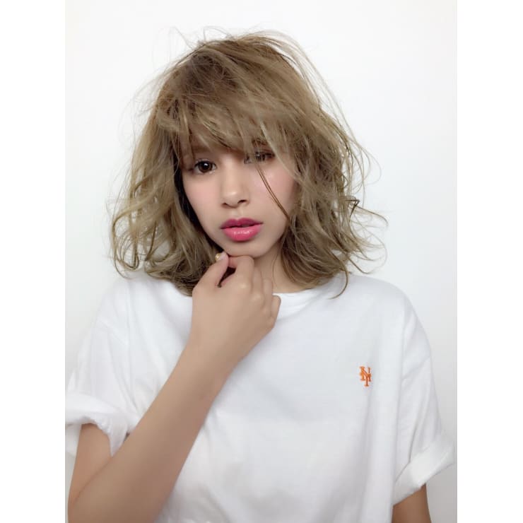 外国人風セクシーミディアム | hair relax spa Beige 恵比寿(ヘア