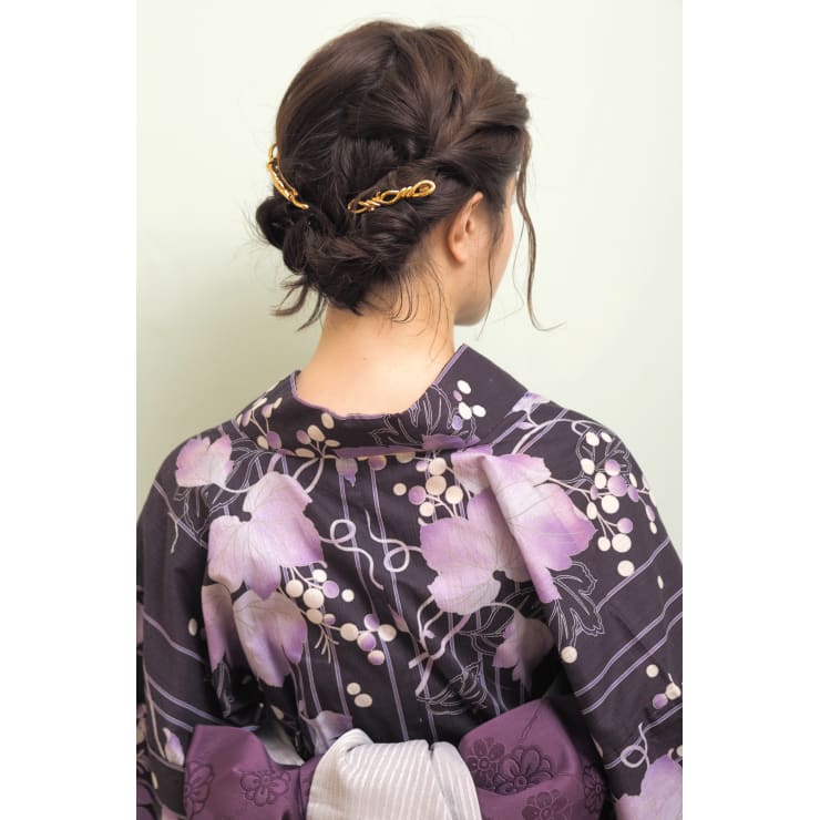 ボブでもできる 浴衣に似合うすっきりアレンジ Beautrium 銀座265 ビュートリアム のヘアスタイル 美容院 美容室 を予約するなら楽天ビューティ