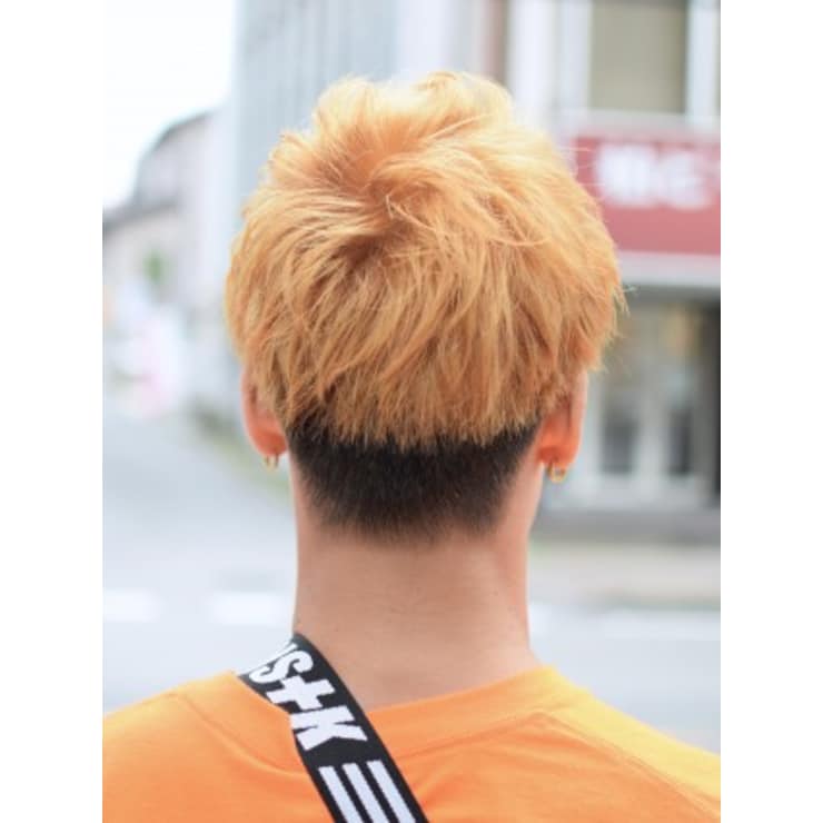 アップバングツーブロックショート メンズならr Evolut Hair 柏店 レボルトヘアー カシワテン のヘアスタイル 美容院 美容室を予約するなら楽天ビューティ