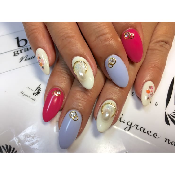 指輪風ネイル Bi Grace Nail ビ グレイスネイル のネイルデザイン ネイル まつげサロンを予約するなら楽天ビューティ