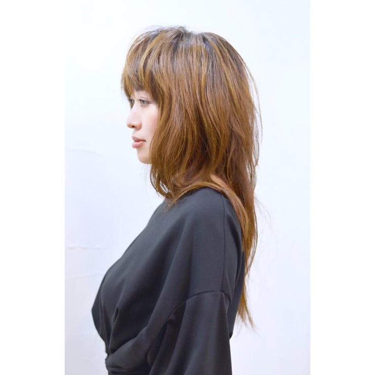 ロング マッシュウルフ Linda トータルビューティーサロン リンダ トータルビューティーサロン のヘアスタイル 美容院 美容室を予約するなら楽天ビューティ
