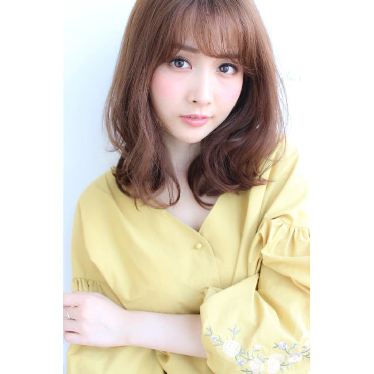 デジタルパーマのひし形ミディアム H 485 Ciel シエル のヘアスタイル 美容院 美容室を予約するなら楽天ビューティ