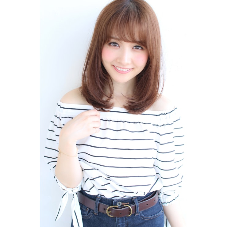 ひし形シルエットミディアム H 486 Ciel By Afloat シエルバイアフロート のヘアスタイル 美容院 美容室を予約するなら楽天ビューティ