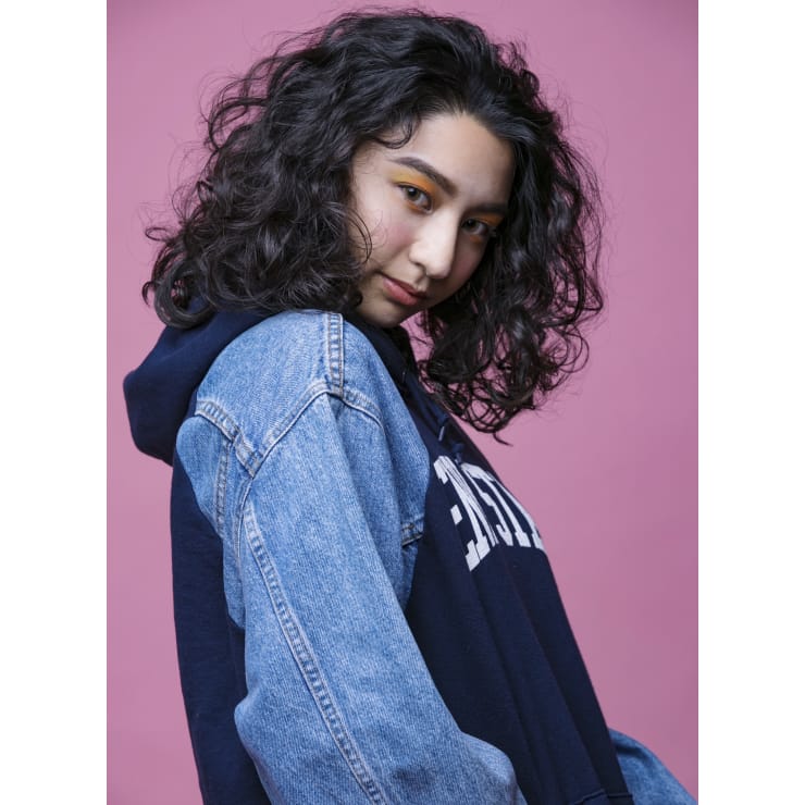 ロブの外国人風スパイラルパーマ Beautrium 福岡 ビュートリアム のヘアスタイル 美容院 美容室を予約するなら楽天ビューティ