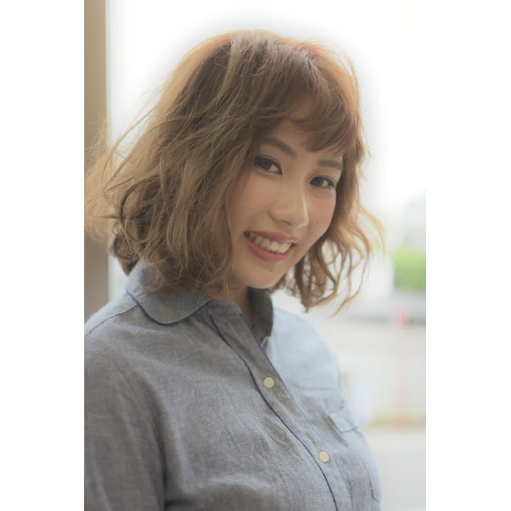 ミディアムゆるふわパーマ ブロッサム 北浦和店 酸性ストレート 髪質改善 ブロッサム キタウラワテン のヘアスタイル 美容院 美容室を予約するなら楽天ビューティ