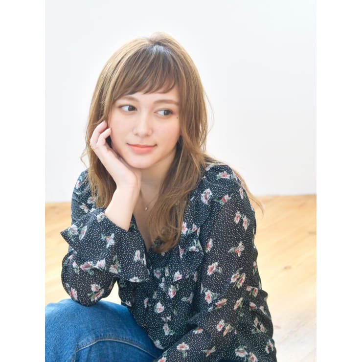 大人のショートバングロング Clan クラン のヘアスタイル 美容院 美容室を予約するなら楽天ビューティ