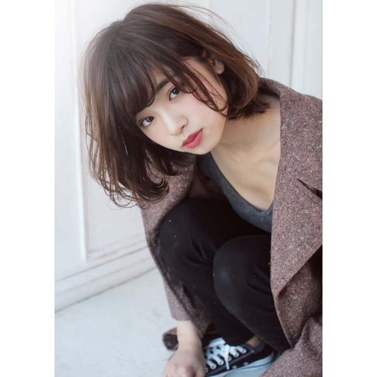 低温デジタルパーマでフェミニンウェーブボブ M20 | Lila by