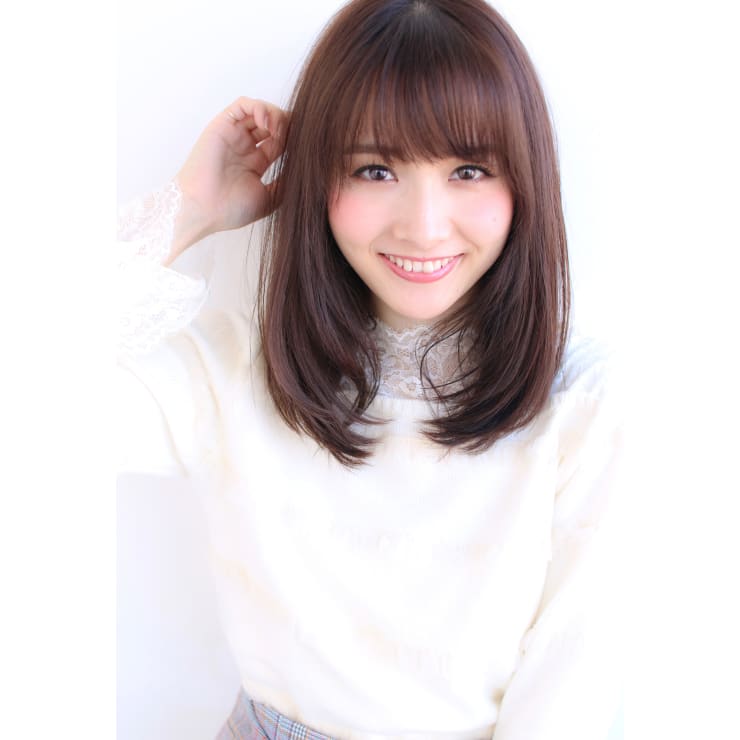 ひし形シルエットミディアム H 529 Ciel By Afloat シエルバイアフロート のヘアスタイル 美容院 美容室を予約するなら楽天ビューティ