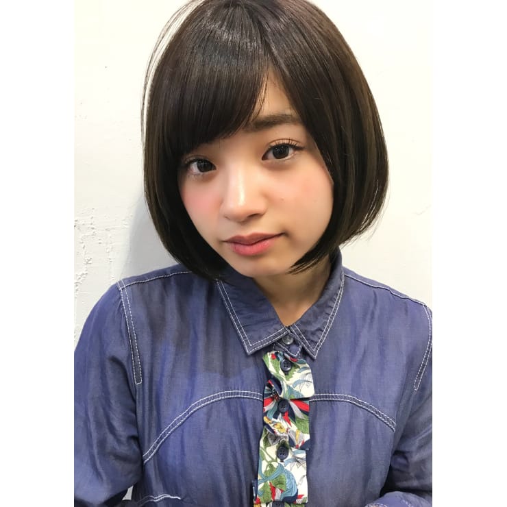 広瀬すず風ワンカール小顔ミニボブ Ciel シエル のヘアスタイル 美容院 美容室を予約するなら楽天ビューティ