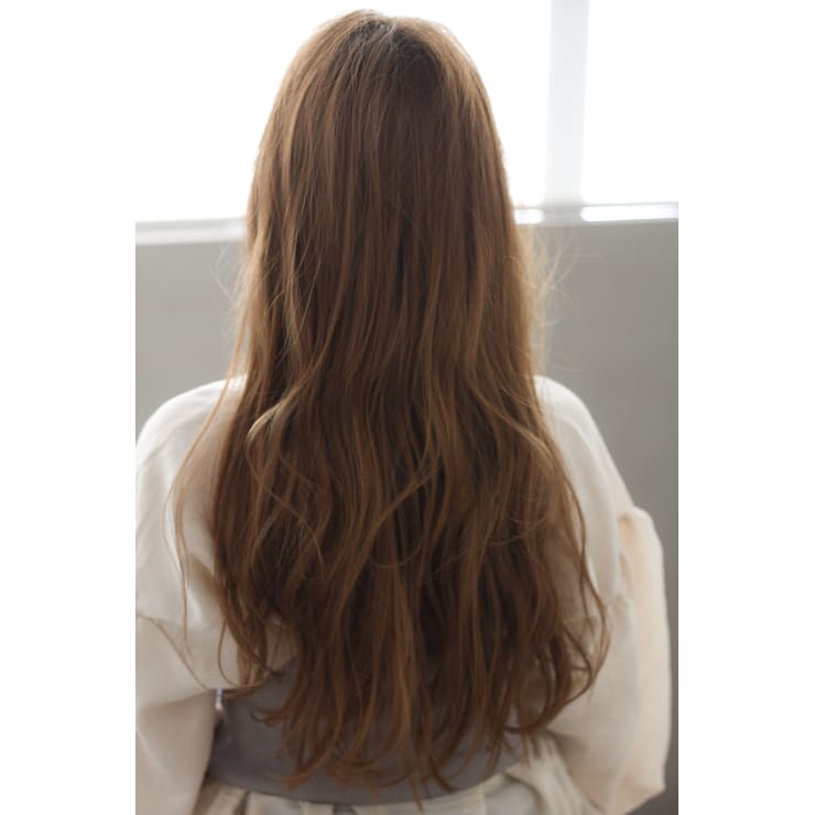 大きめウェーブのロングスタイル デジタルパーマ | Maria by AFLOAT