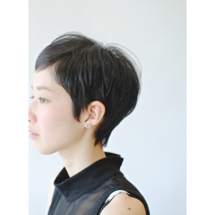 ベリーショートでも女性らしい朝ラクヘア Kiyoi Hair Design キヨイヘアーデザイン のヘアスタイル 美容院 美容室を予約するなら楽天ビューティ