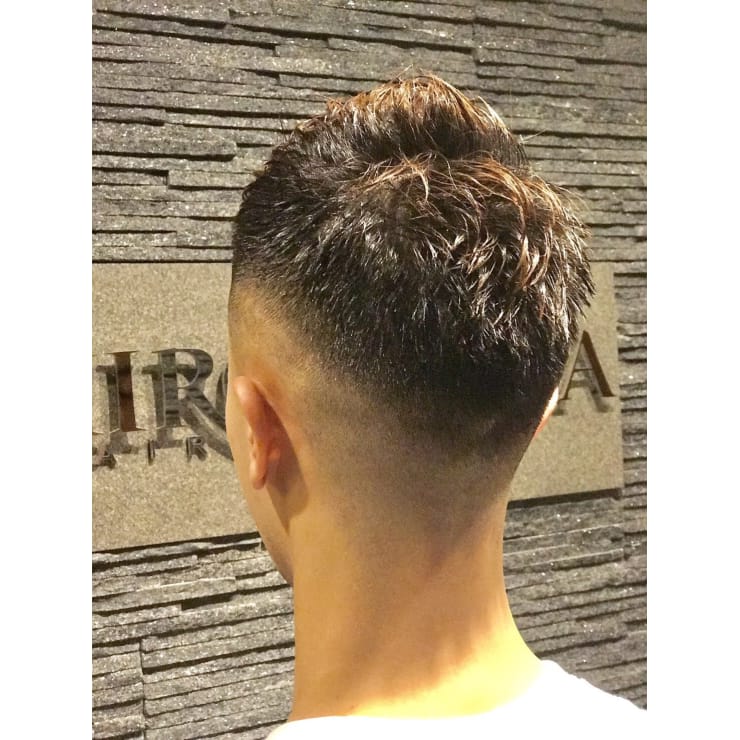 0ミリフェードカット 理容室 銀座 メンズ ショート ヒロ銀座ヘアーサロン 銀座一丁目中央通り店 ヒロギンザヘアーサロンギンザイッチョウメチュウオウドオリテン のヘアスタイル 美容院 美容室を予約するなら楽天ビューティ