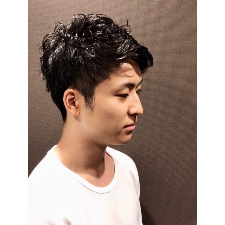 ナチュラルパーミー 理容室 銀座 メンズ ショート ヒロ銀座ヘアーサロン 銀座一丁目中央通り店 ヒロギンザヘアーサロンギンザイッチョウメチュウオウドオリテン のヘアスタイル 美容院 美容室を予約するなら楽天ビューティ