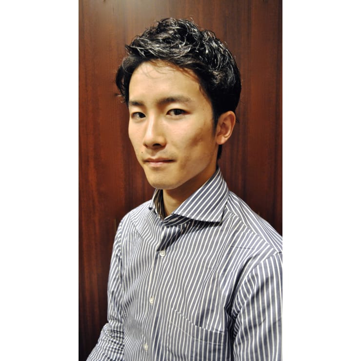 さっぱりゆるふわパーマ 理容室 銀座 メンズ ショート ヒロ銀座ヘアーサロン 銀座一丁目中央通り店 ヒロギンザヘアーサロンギンザイッチョウメチュウオウドオリテン のヘアスタイル 美容院 美容室を予約するなら楽天ビューティ