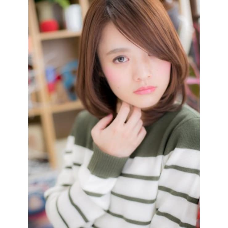 大人かわいい ひし形フォルムツヤミディ Cover Hair Bliss 大宮西口店 髪質改善 縮毛矯正 ヘッドスパ カバーヘアブリス オオミヤニシグチテン のヘアスタイル 美容院 美容室を予約するなら楽天ビューティ
