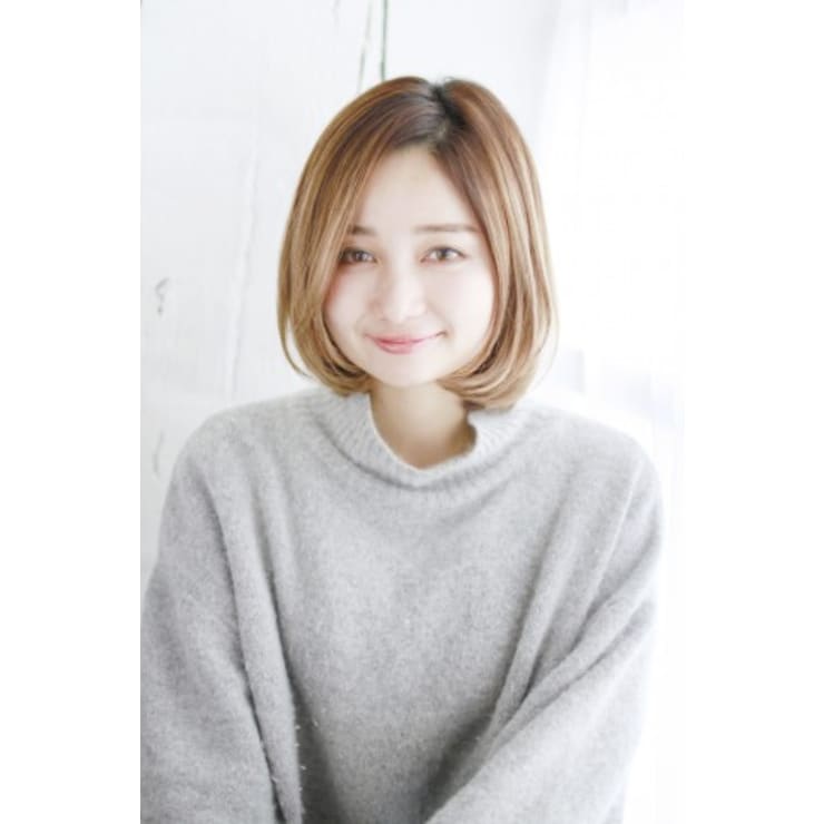 かきあげ前髪のハイトーンボブ Hair Make Nalu 荻窪西口 すずらん通り店 ヘアメイク ナル オギクボニシグチテン スズランドオリテン の ヘアスタイル 美容院 美容室を予約するなら楽天ビューティ