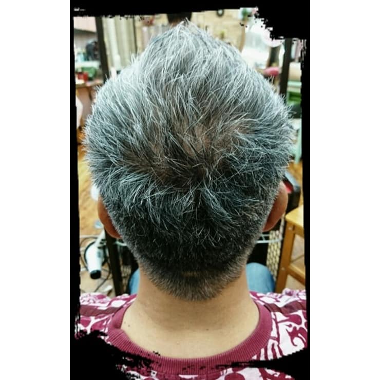 シニアメンズショートカット 美人冠 ビジンカン のヘアスタイル 美容院 美容室を予約するなら楽天ビューティ