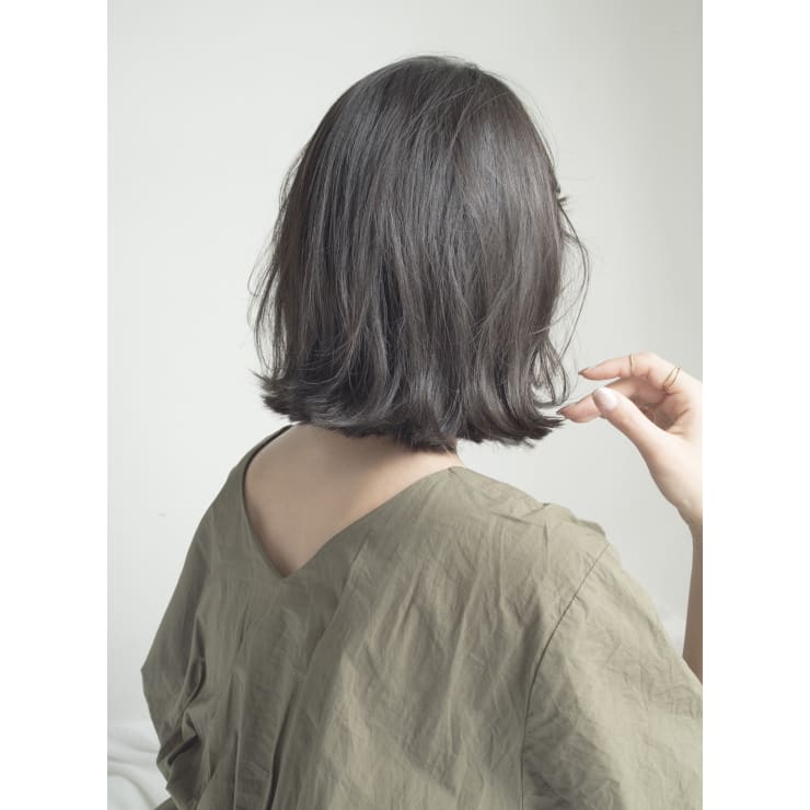 大人にオススメ 黒髪でも可愛い小顔外ハネボブ Anti アンティ のヘアスタイル 美容院 美容室を予約するなら楽天ビューティ