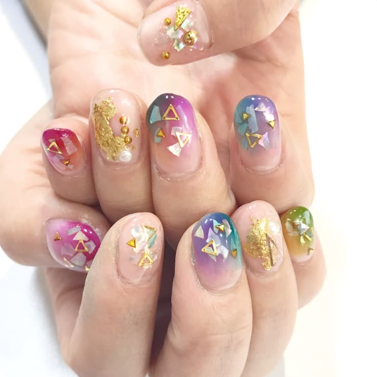 カラフルクリアネイル | mod's hair 西宮店(モッズヘア)のネイル