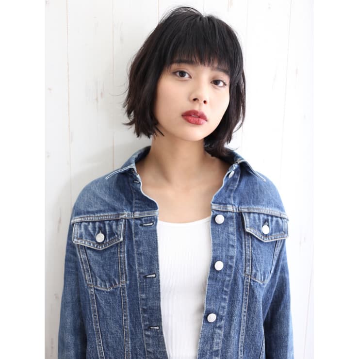 黒髪でもかわいい 無造作ボブ Hale ハレ のヘアスタイル 美容院 美容室を予約するなら楽天ビューティ