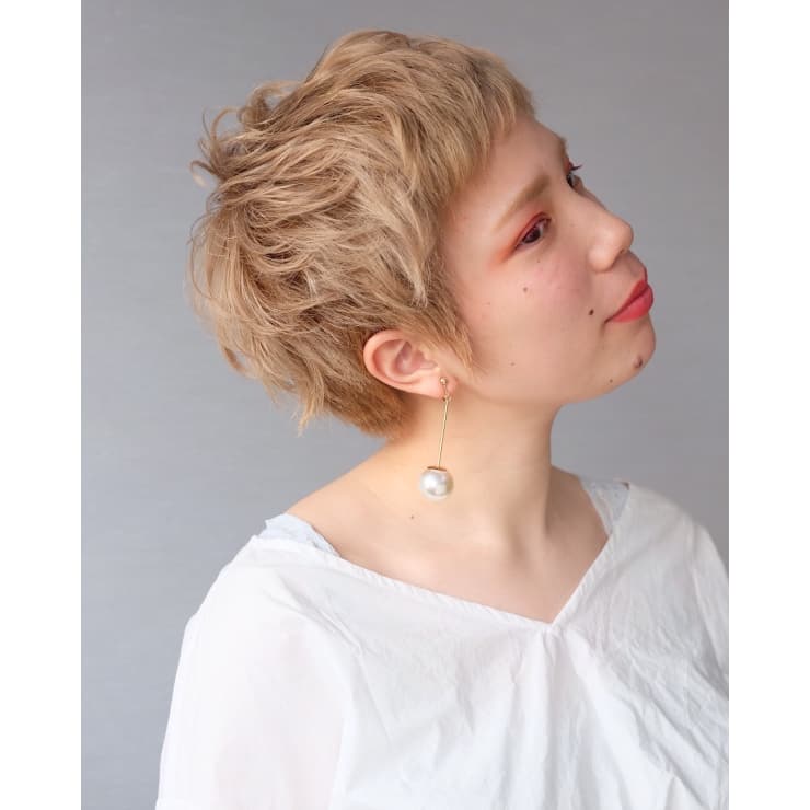 ハイトーンベリーショート Diego Hair Service ディエゴヘアーサービス のヘアスタイル 美容院 美容室を予約するなら楽天ビューティ