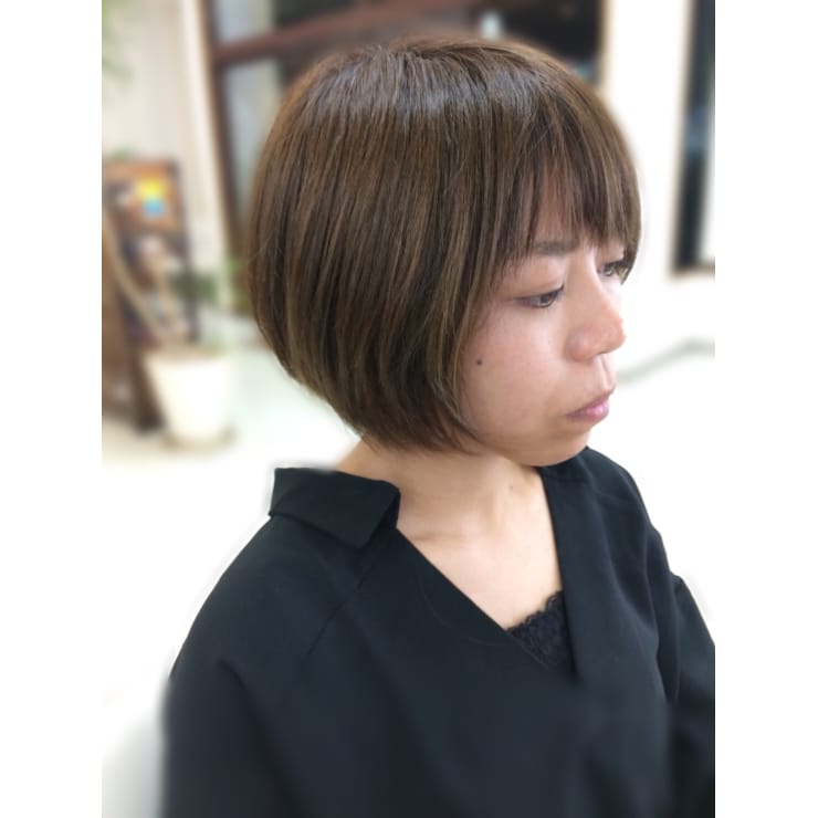 ボブ♡ページです。 前下がりボブ×ツーブロック サイドからバックにかけてツー