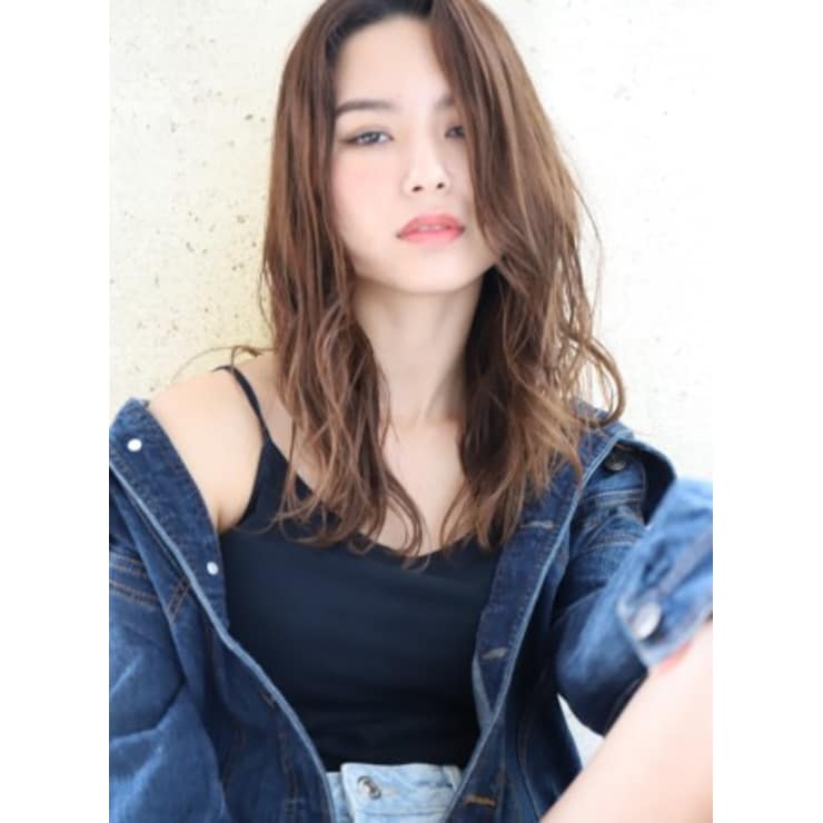 Seek かきあげ前髪 くせ毛風ロング Hair Make Seek 立川店 ヘアーアンドメイクシークタチカワテン のヘアスタイル 美容院 美容室を予約するなら楽天ビューティ