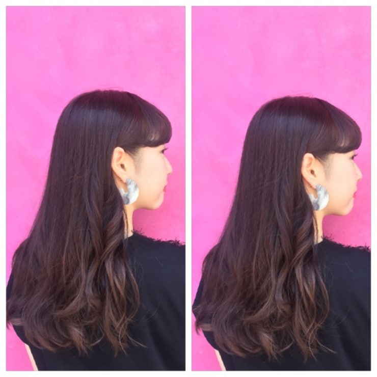ブリーチ無し ピンクバイオレット A Rch For Hair アーチフォーヘアー のヘアスタイル 美容院 美容室を予約するなら楽天ビューティ