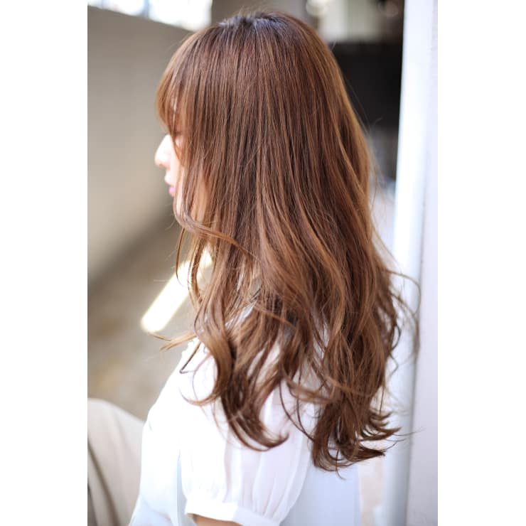 大人ひし形シルエットアンニュイカールロング Maria By Afloat マリアバイアフロート のヘアスタイル 美容院 美容室を予約するなら楽天ビューティ