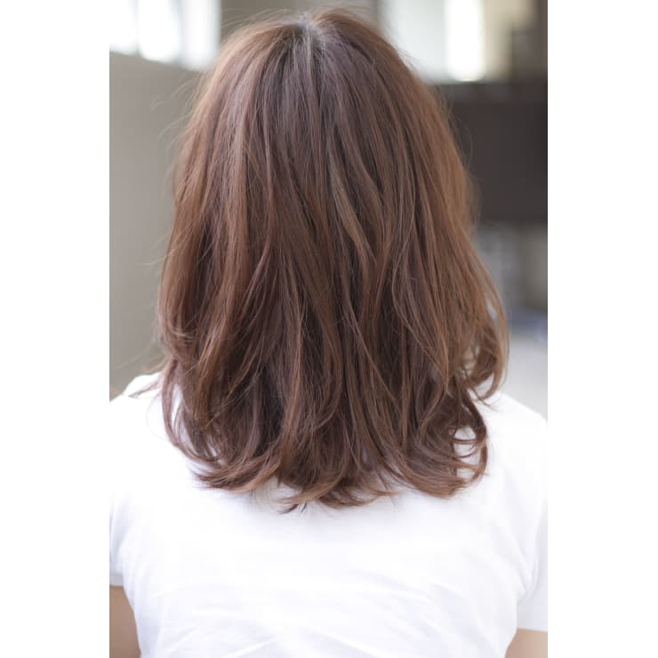 大人可愛い簡単スタイリングのデジタルパーマミディアム Maria By Afloat マリアバイアフロート のヘアスタイル 美容院 美容室を予約するなら楽天ビューティ