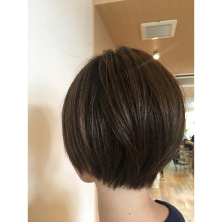マニッシュショートボブ Emu International 白岡 Cute店 エムインターナショナル のヘアスタイル 美容院 美容室を予約するなら楽天ビューティ