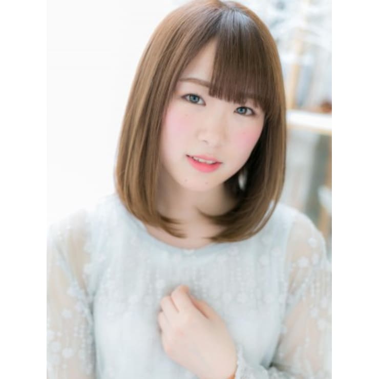 大人かわいいナチュラルストレートロブ Mod S Hair 上尾 モッズヘア 上尾西口店 モッズヘア アゲオニシグチテン のヘアスタイル 美容院 美容室を予約するなら楽天ビューティ