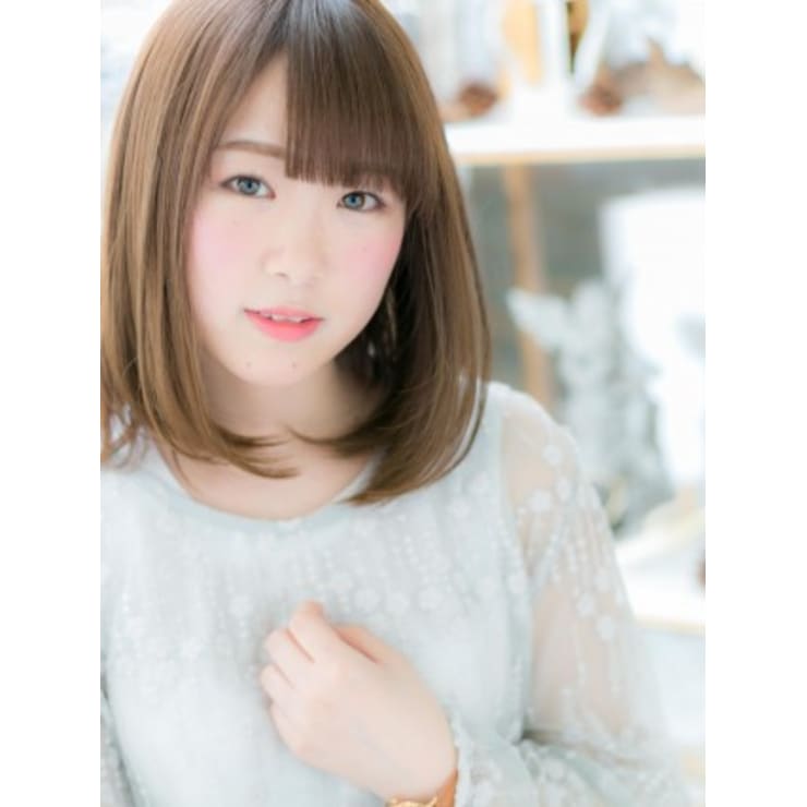 大人かわいいナチュラルストレートロブ Mod S Hair 上尾 モッズヘア 上尾西口店 モッズヘア アゲオニシグチテン のヘアスタイル 美容院 美容室を予約するなら楽天ビューティ