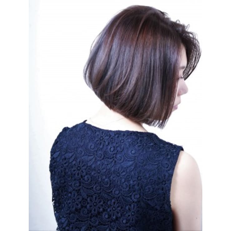 ミセス 雰囲気美人ボブ Vist 武田元気 Vist By Revo ヴィストバイレボ のヘアスタイル 美容院 美容室を予約するなら楽天ビューティ