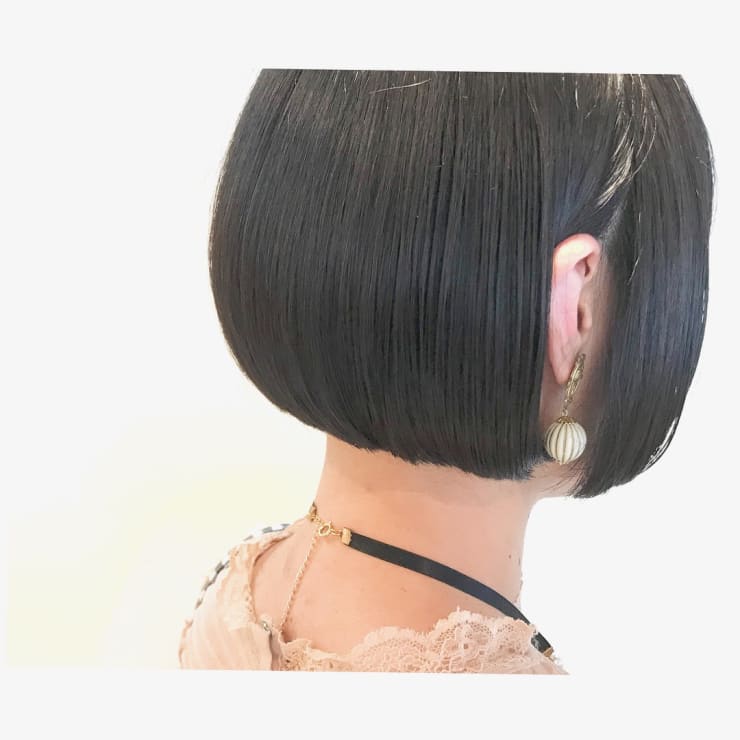 ジオメトリックボブ さんかく美容室 サンカクビヨウシツ のヘアスタイル 美容院 美容室を予約するなら楽天ビューティ