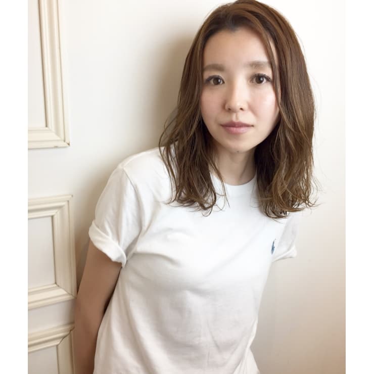 中村アンさん風こなれセミディ Marsh マーシュ のヘアスタイル 美容院 美容室を予約するなら楽天ビューティ