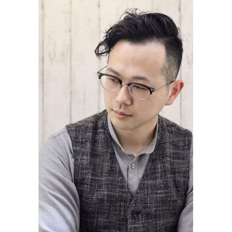 ビジネス七三分けツーブロック Hair Make Sofa 仙台駅前店 ヘアーアンドメイクソファーセンダイエキマエテン のヘアスタイル 美容院 美容室を予約するなら楽天ビューティ