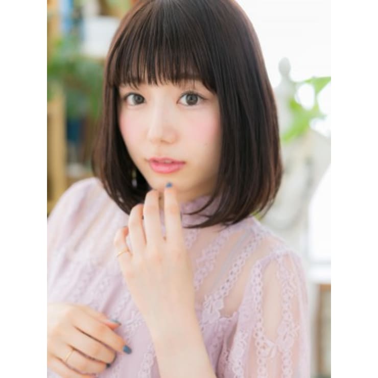 大人かわいい 清楚な黒髪風 前下がりボブ Cover Hair Spa Bliss 浦和西口店 髪質改善 縮毛矯正 ヘッドスパ カバーヘア アンド スパブリス ウラワニシグチテン のヘアスタイル 美容院 美容室を予約するなら楽天ビューティ