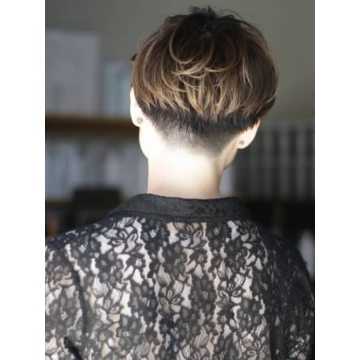 松戸bull 刈り上げ女子 マッシュショートボブ Clement Salon Bull クレメントサロンブル のヘアスタイル 美容院 美容室を予約するなら楽天ビューティ