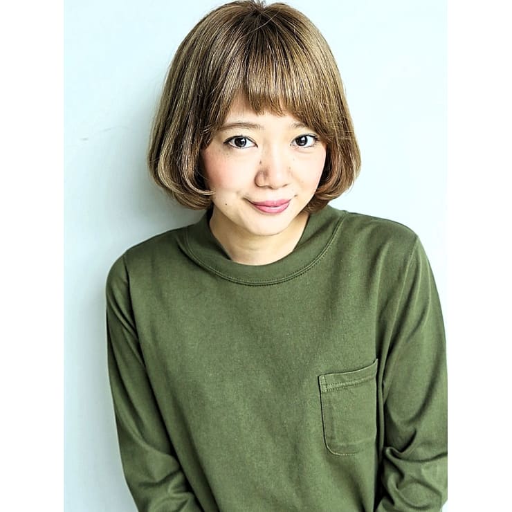 前髪短めのコンパクトボブ Hair Make Flencia ヘアメイクフレンシア のヘアスタイル 美容院 美容室を予約するなら楽天ビューティ