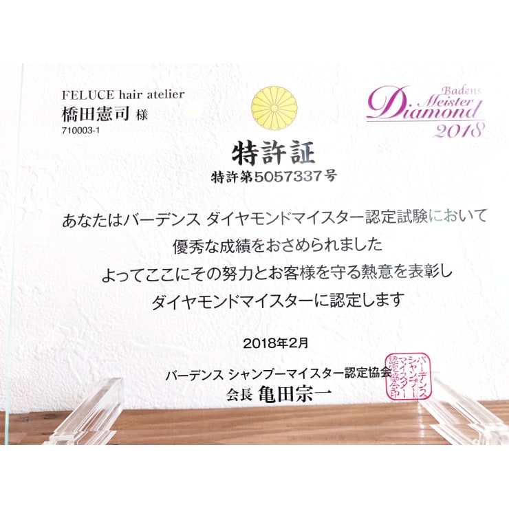 バーデンス正規取扱店 | FELUCE hair atelier(フェルーチェ