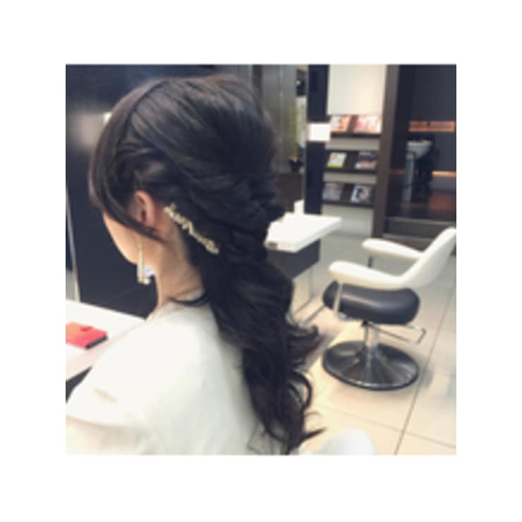 上品ヘアアレンジ Kenje 南林間 ケンジミナミリンカン のヘアスタイル 美容院 美容室を予約するなら楽天ビューティ