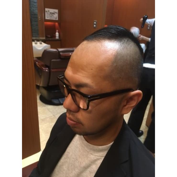 クリロナ風 バーバースタイル ヘアーモードキクチ 銀座店 ヘアーモードキクチ のヘアスタイル 美容院 美容室を予約するなら楽天ビューティ